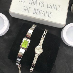 MUDD WATCHES (2) STAINLESS STEEL